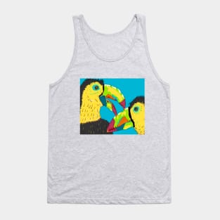 tucans family rain forest Tank Top